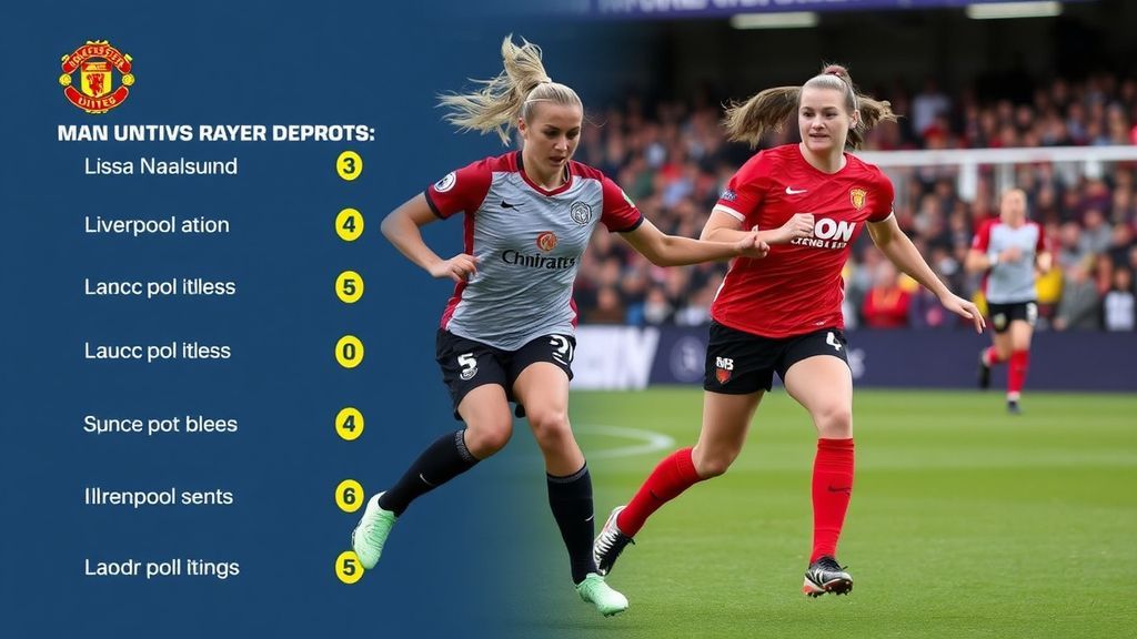 曼联女足力克利物浦：纳尔松德梅开二度领衔，后防铁闸屡建奇功