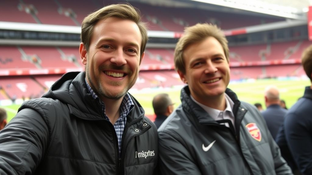 好莱坞明星低调现身酋长球场 阿森纳4球横扫马竞引爆热议